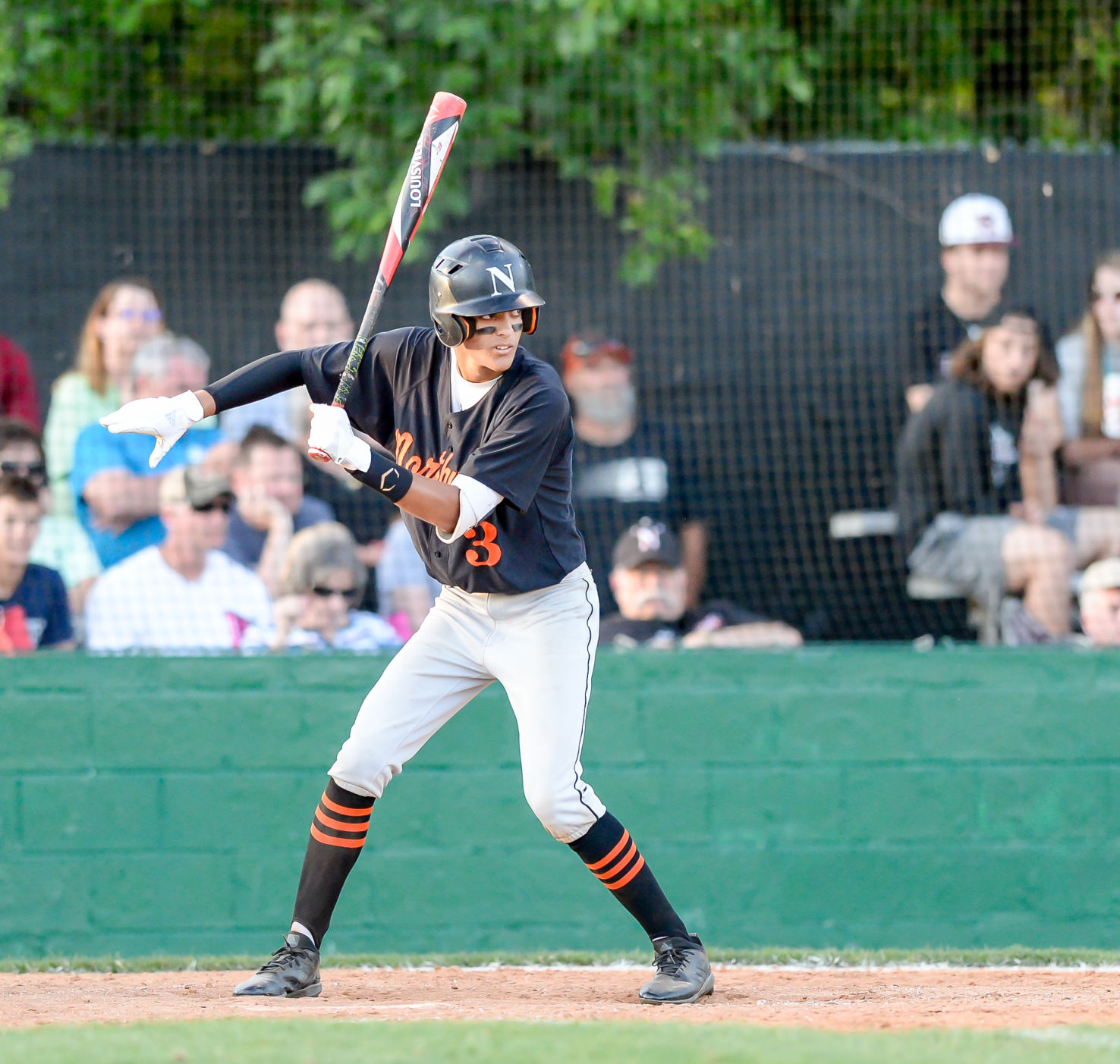 Friday night baseball action